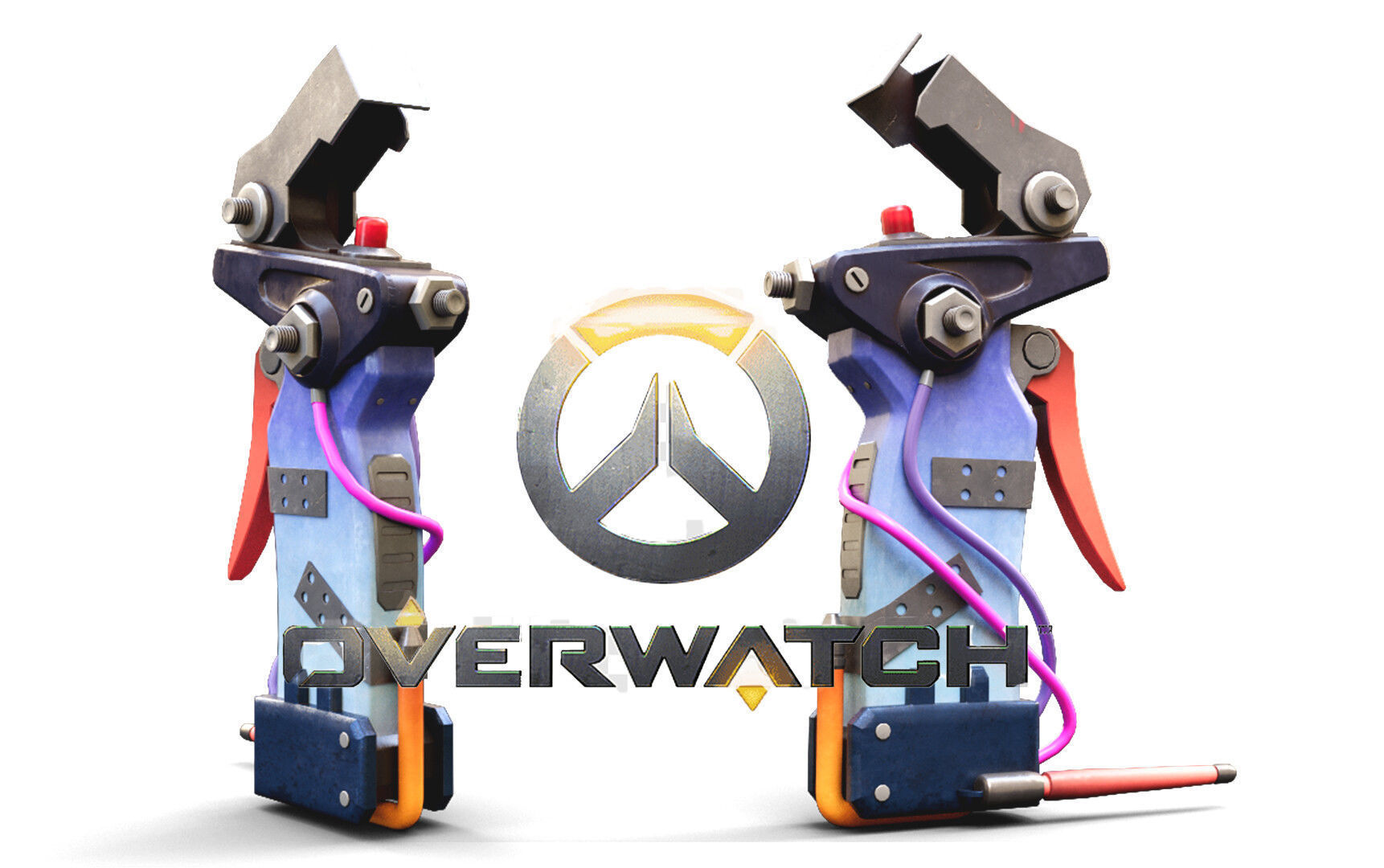 3D Overwatch Concept Art Low-poly 3D model_3