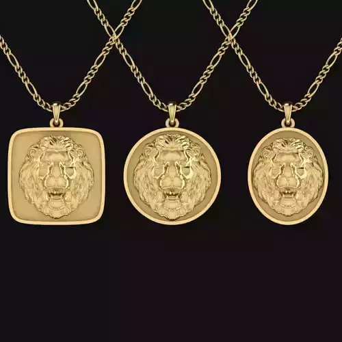 Lion Pendant 3