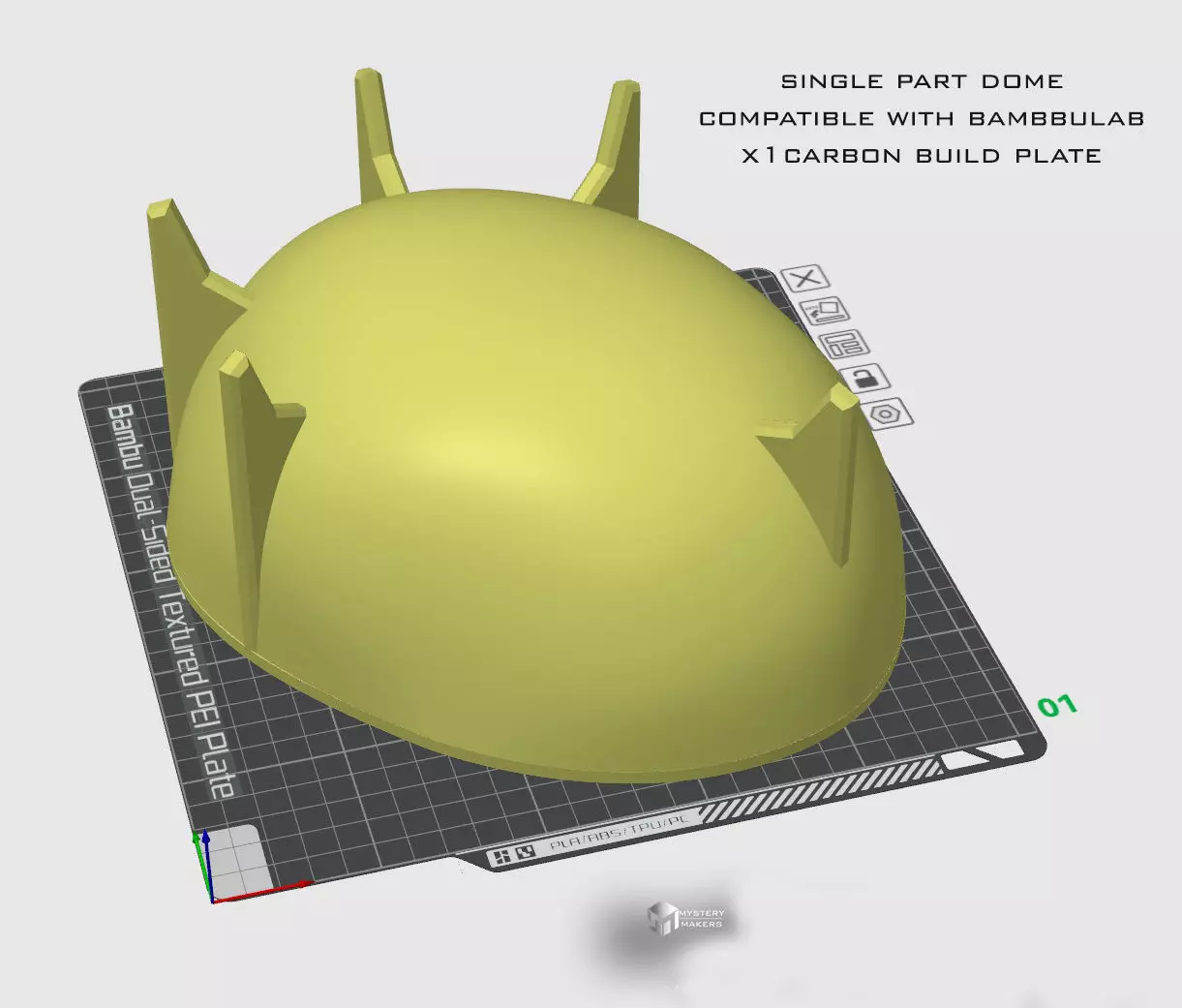 Moff Gideon helmet 3D print model_3