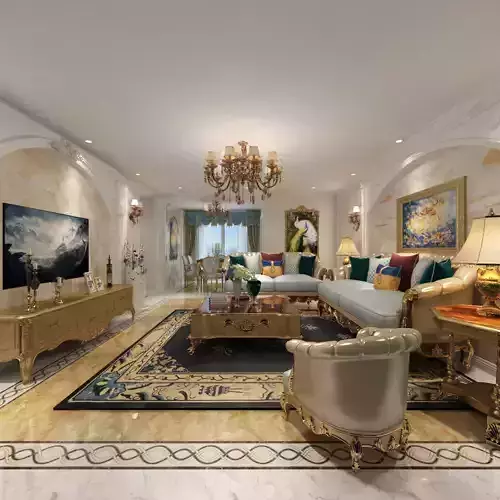 Living and Dining Combo in Royal Style