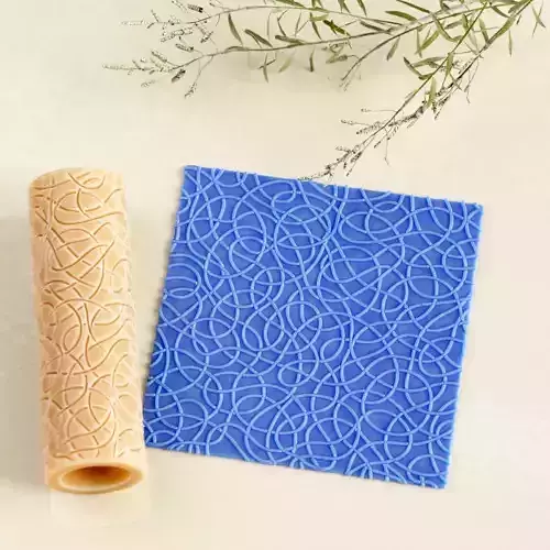 Abstract Line Texture Roller
