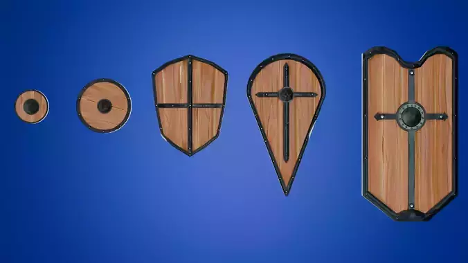 Stylized Shield Pack  Game Ready