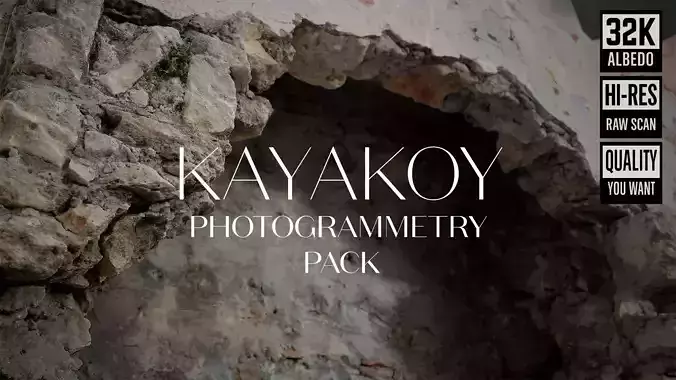 Abandoned House Ruined Part Scan - Fireplace 01 3D model Abandoned House Ruined Part Scan - Fireplace 01 3D model