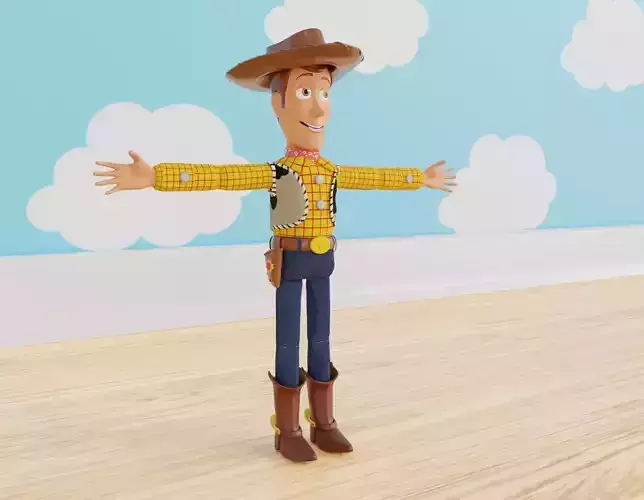 WOODY Toy Story character doll cowboy animation 