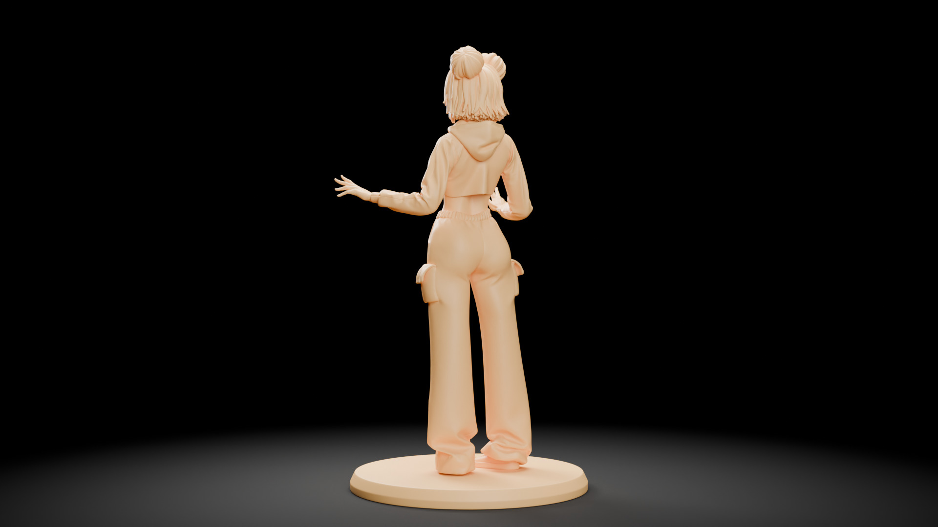 Yen Anime Girl 3D print model_3