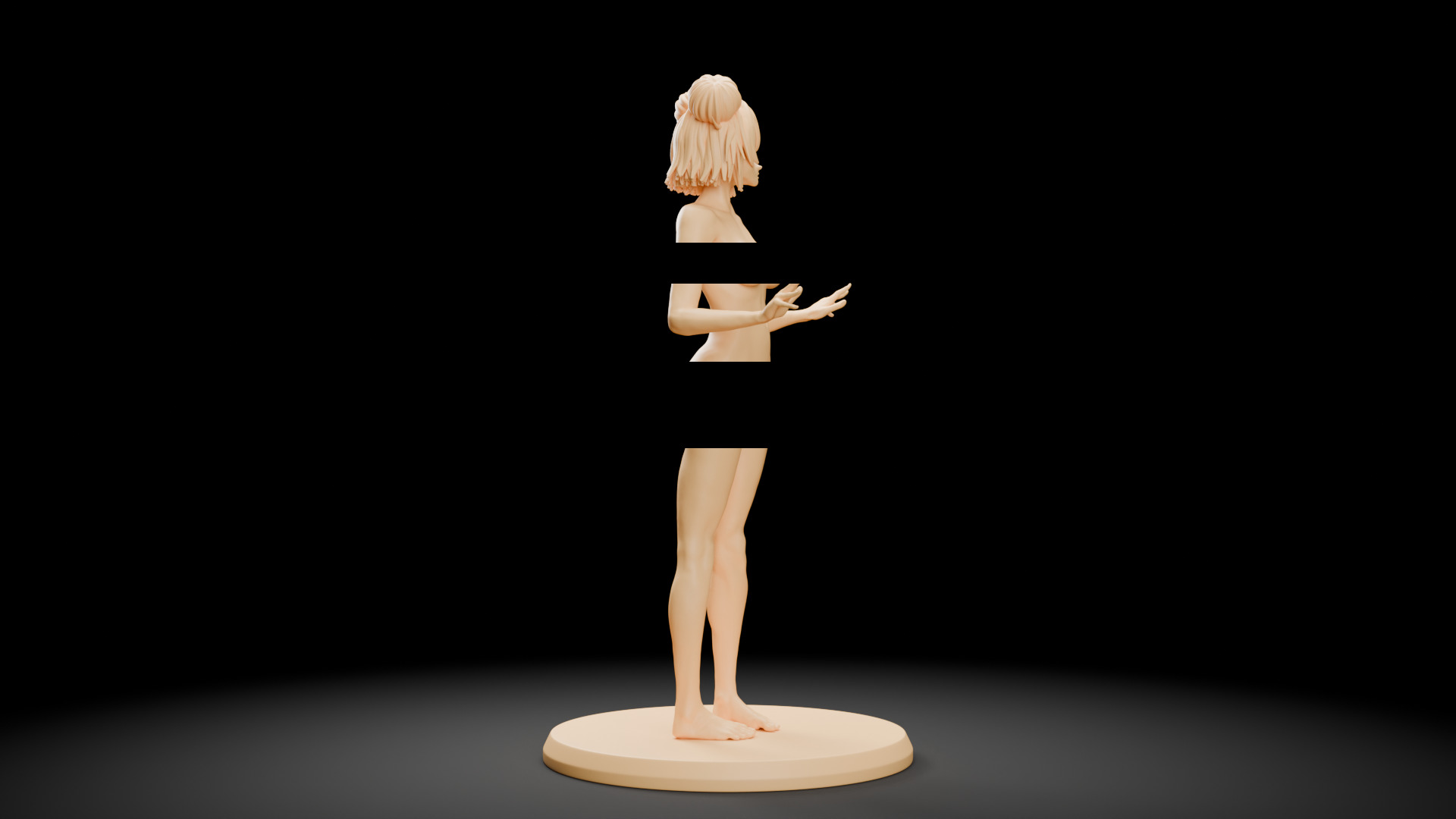 Yen Anime Girl 3D print model_17