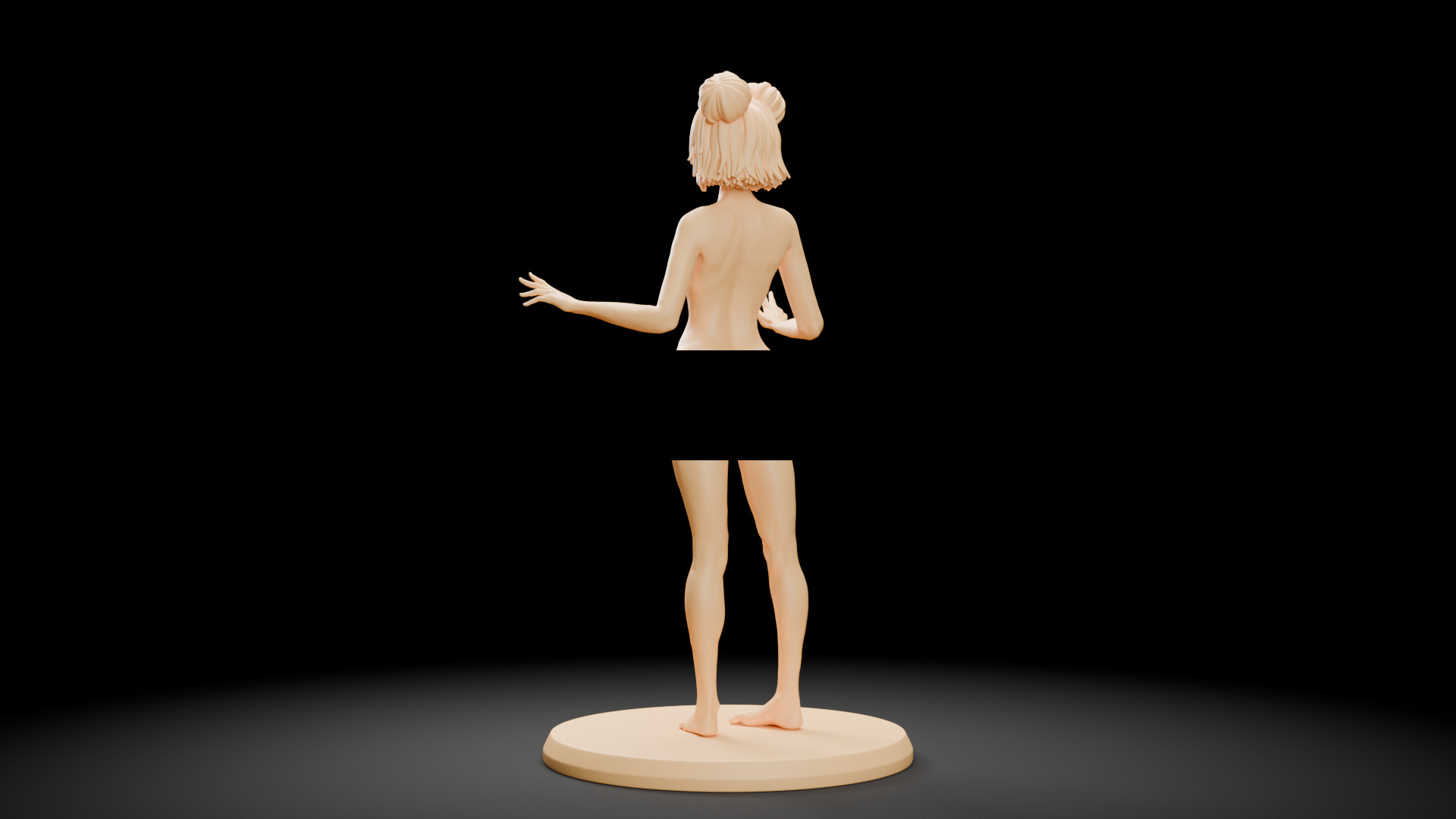 Yen Anime Girl 3D print model_12