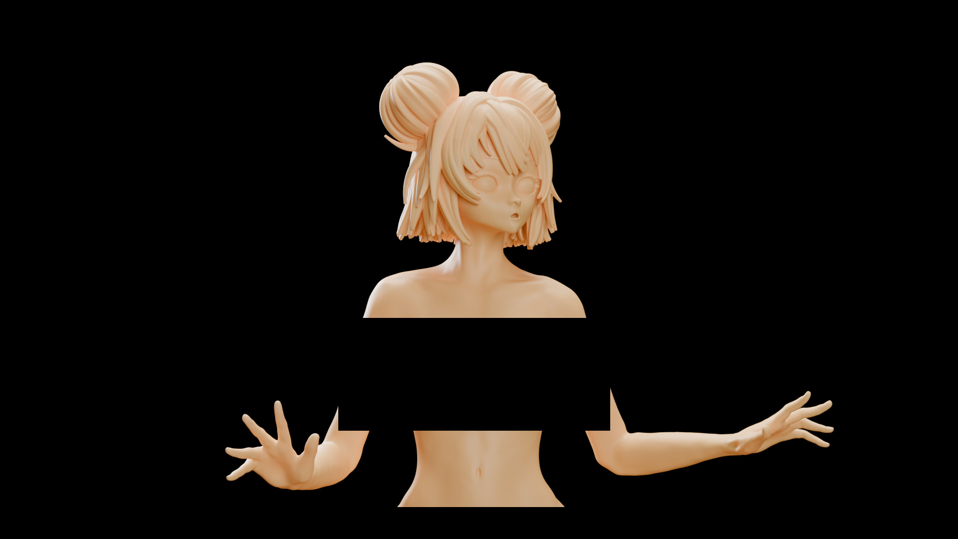 Yen Anime Girl 3D print model_18