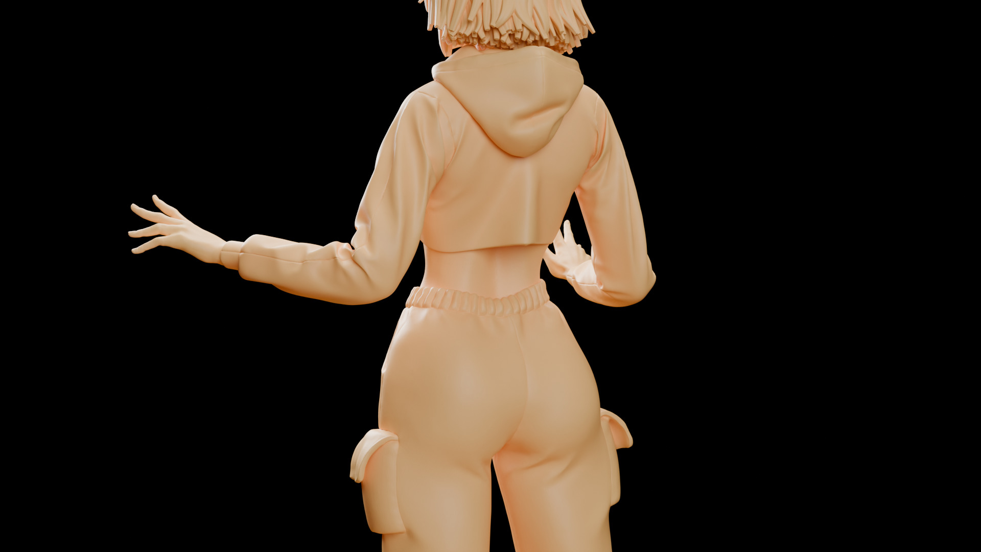 Yen Anime Girl 3D print model_4