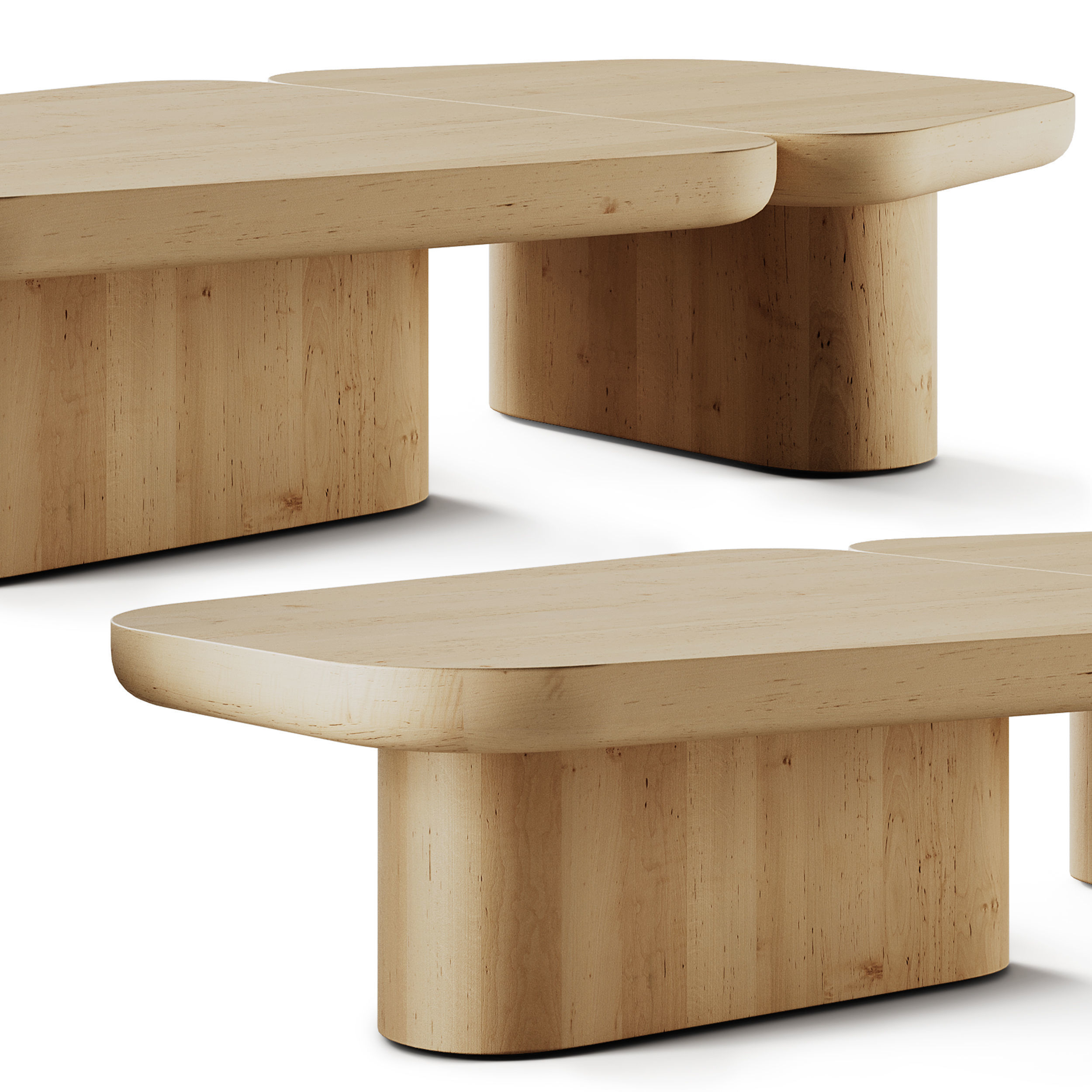 Secolo Pangea Coffee Tables 3D model_5