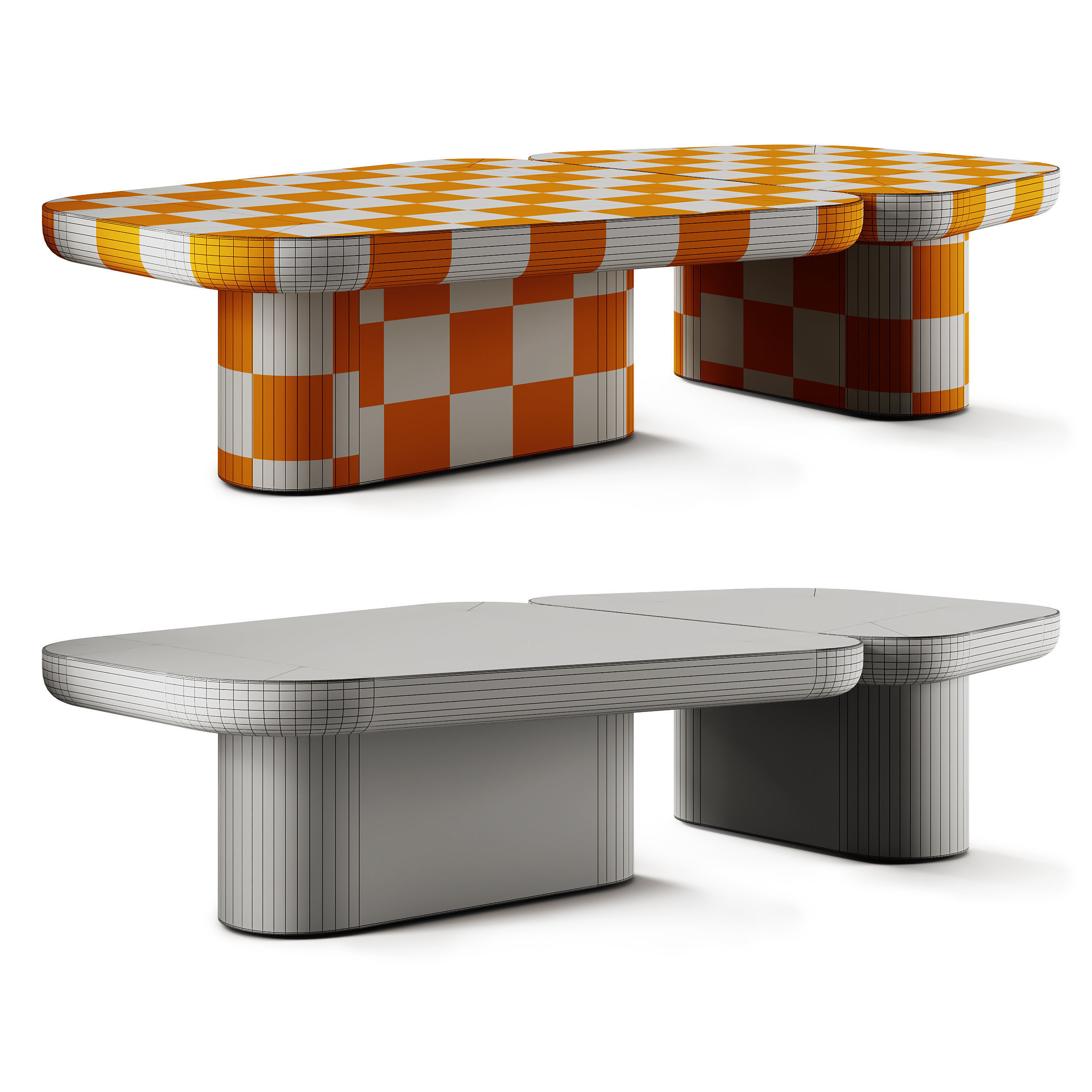 Secolo Pangea Coffee Tables 3D model_6
