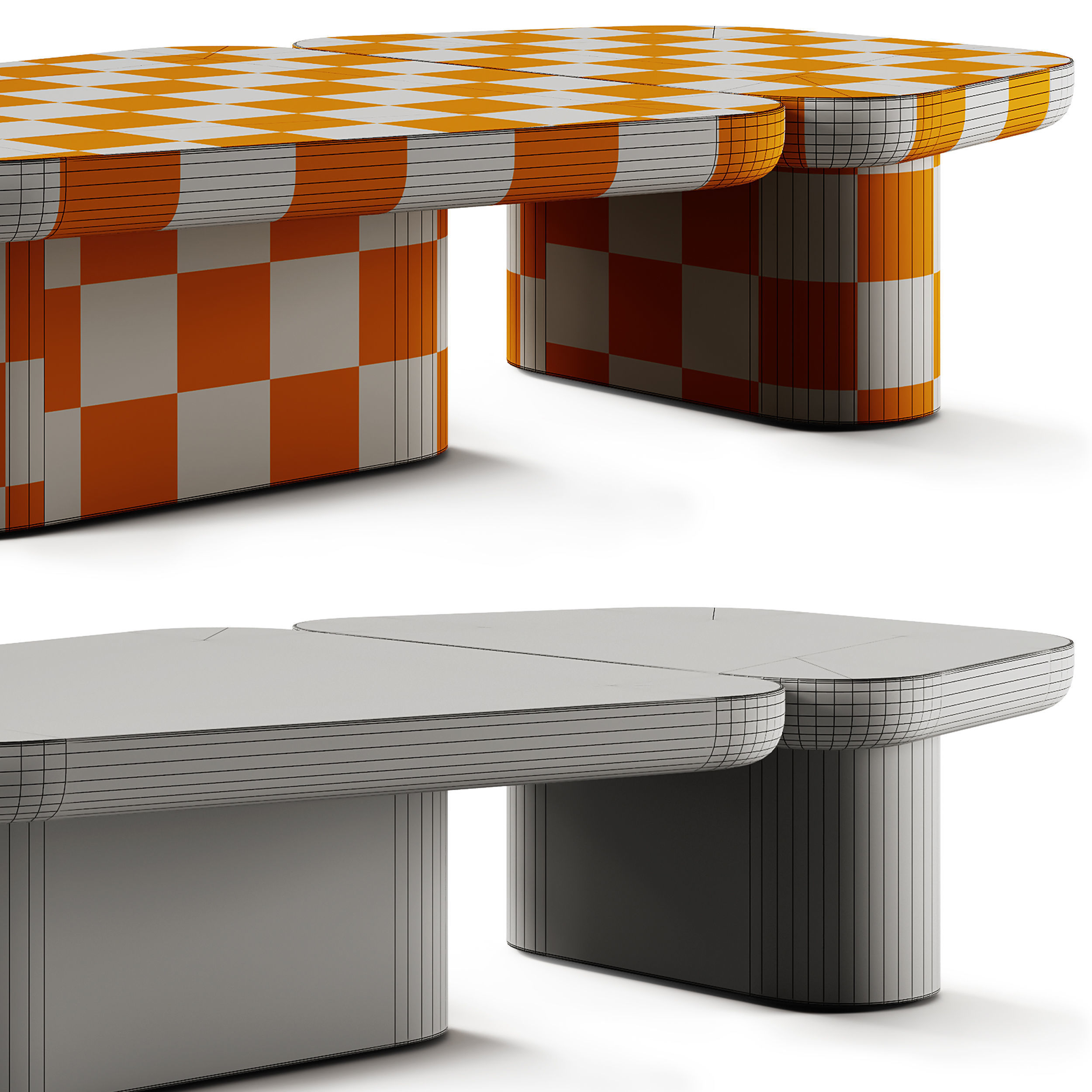 Secolo Pangea Coffee Tables 3D model_7