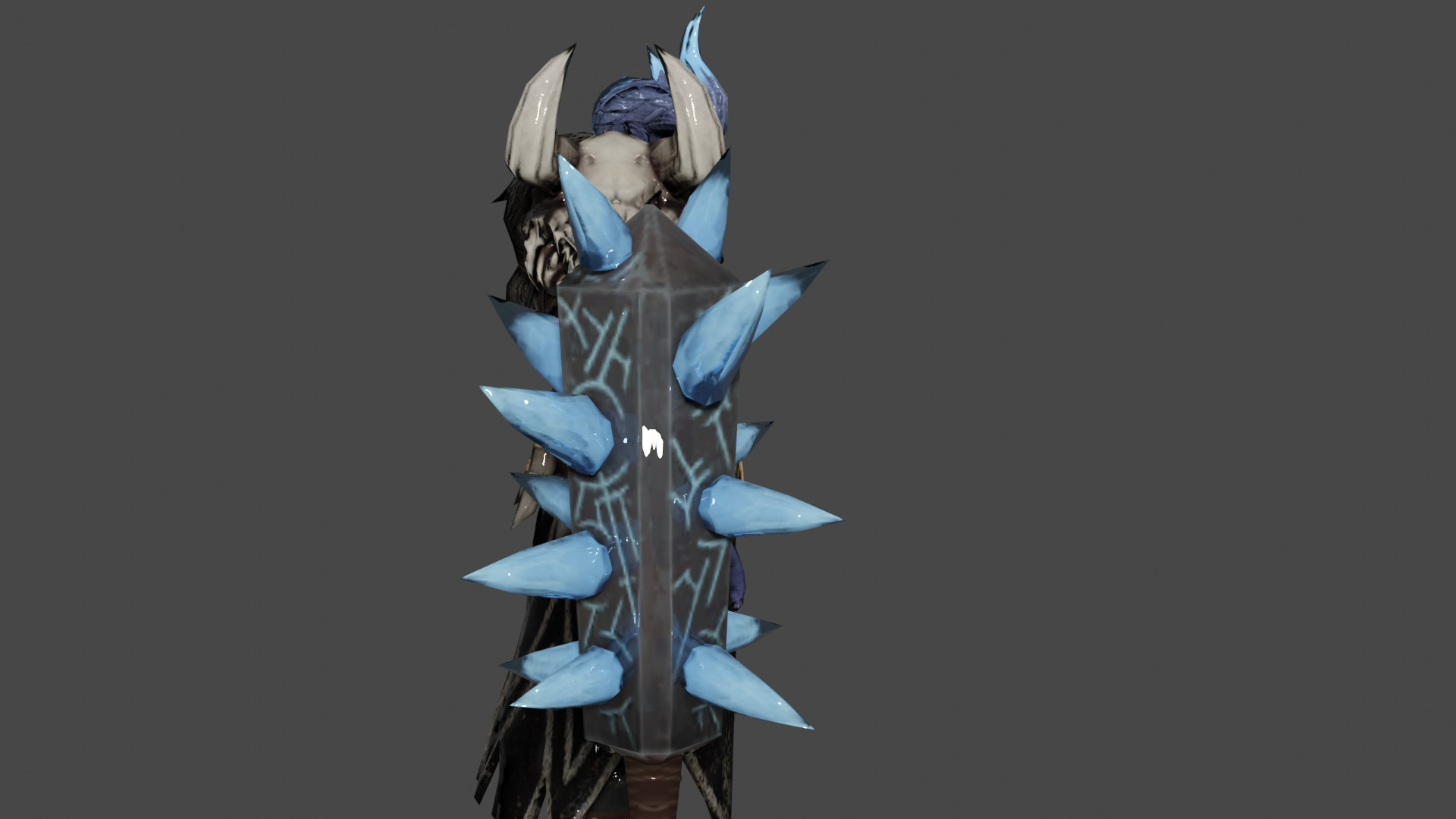 Laufey Low-poly 3D model_3