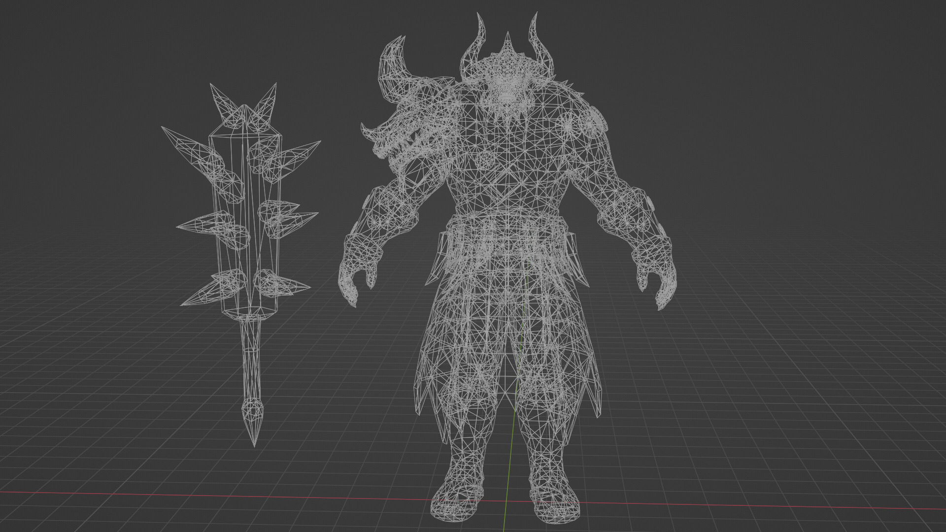 Laufey Low-poly 3D model_6