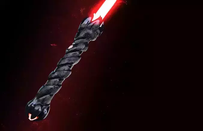 Darth Talon functional lightsaber 3D print model