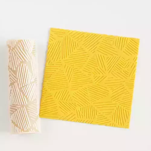 Abstract Triangles Texture Roller 02