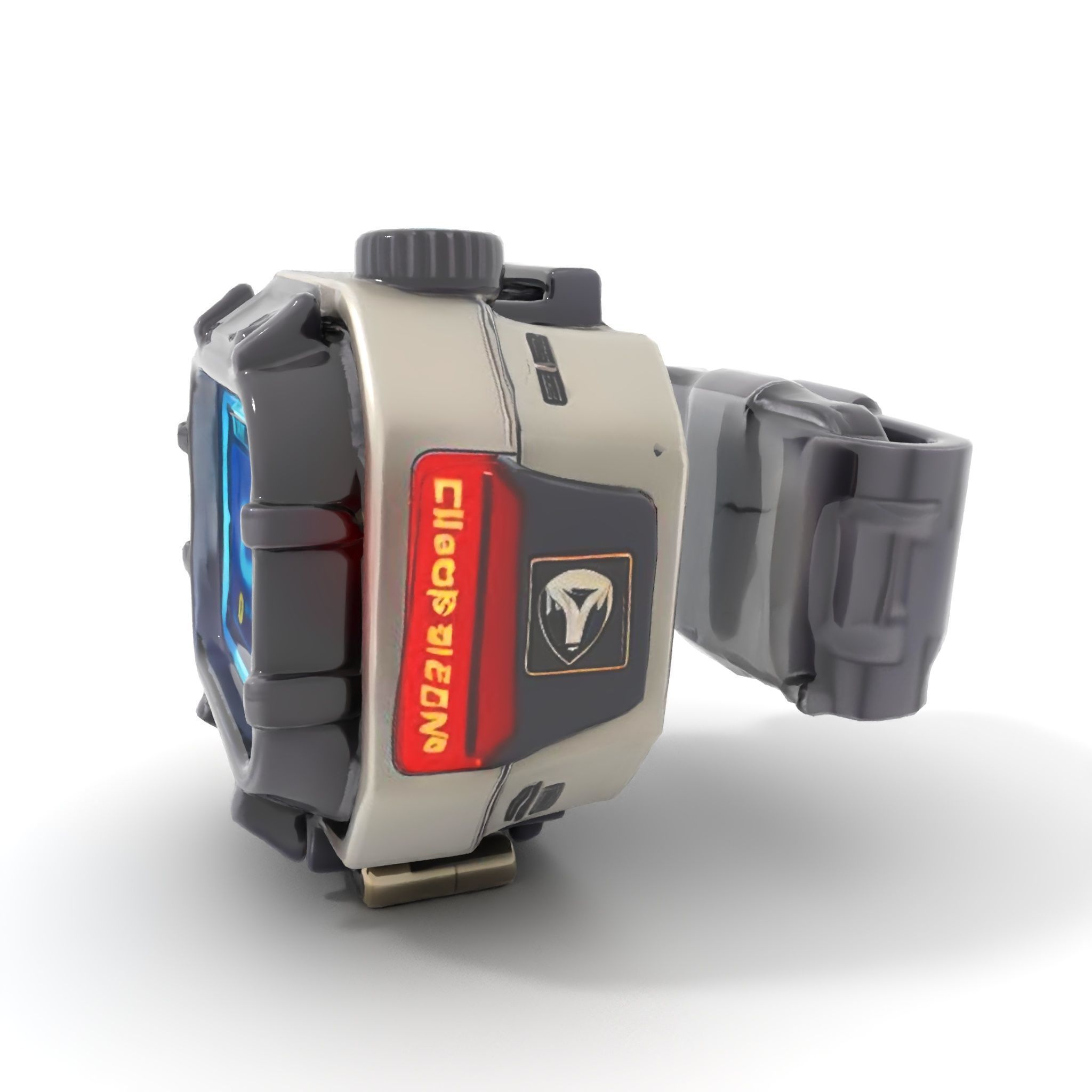 Futuristic Digital Watch Model Pack Low-poly 3D model_17