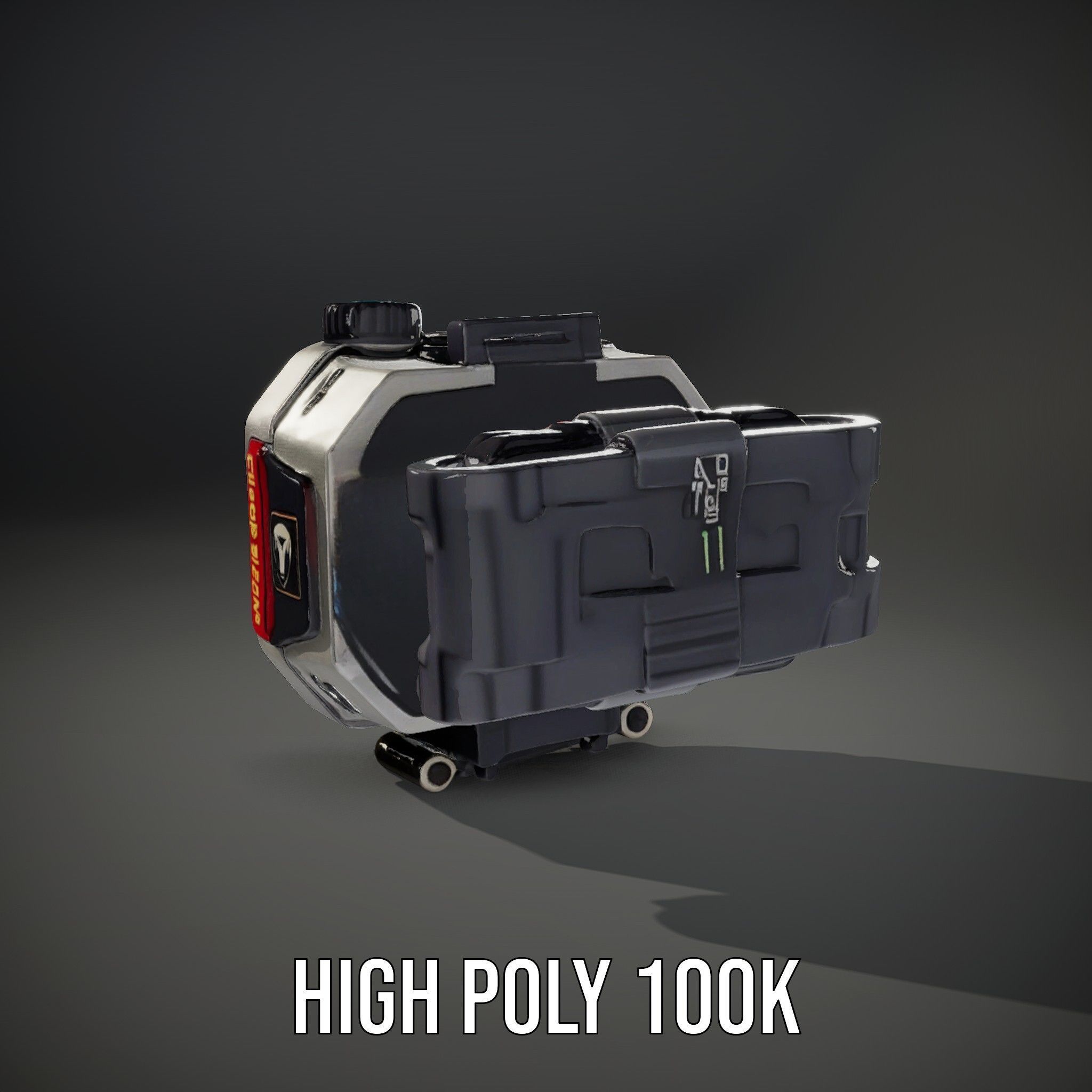 Futuristic Digital Watch Model Pack Low-poly 3D model_9