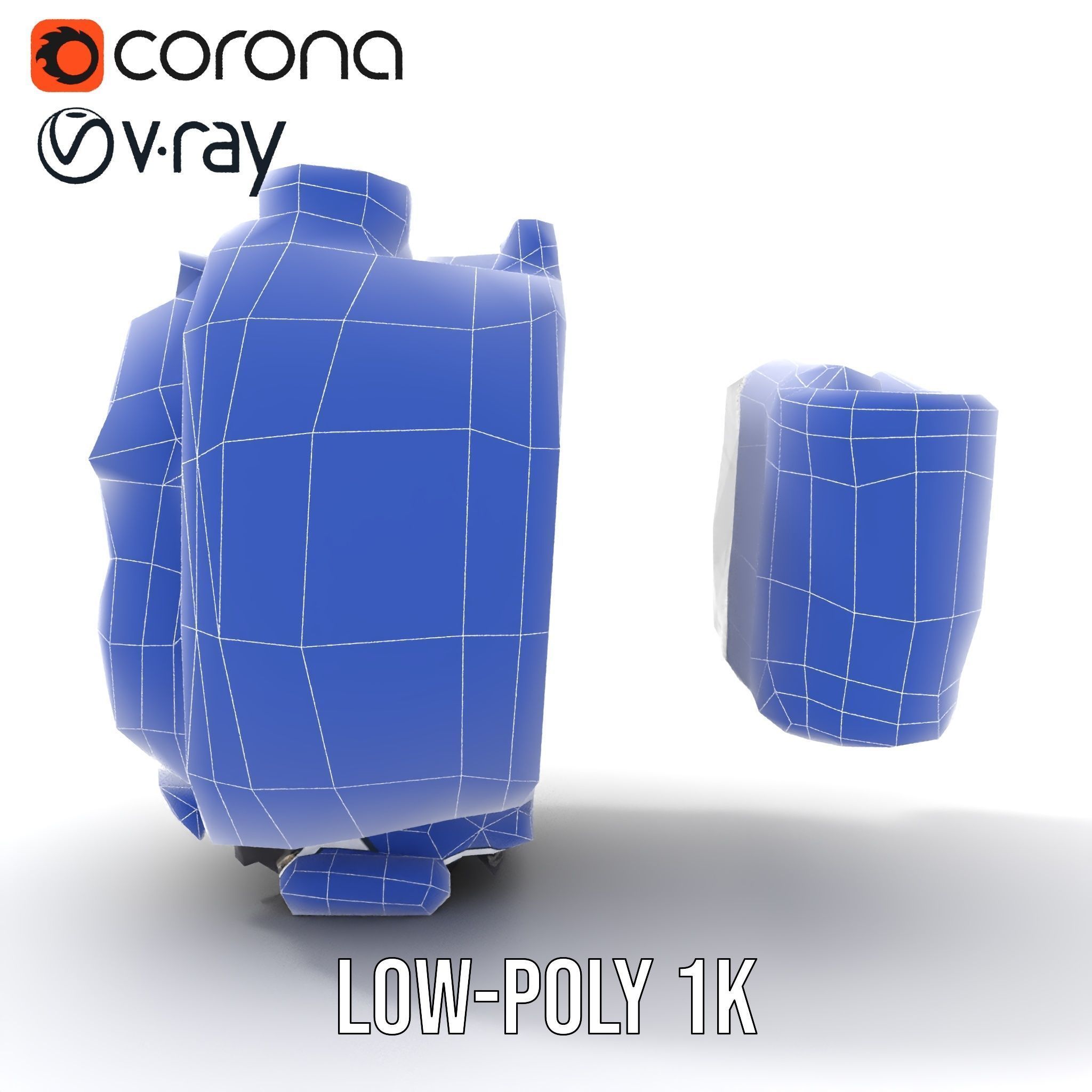 Futuristic Digital Watch Model Pack Low-poly 3D model_21