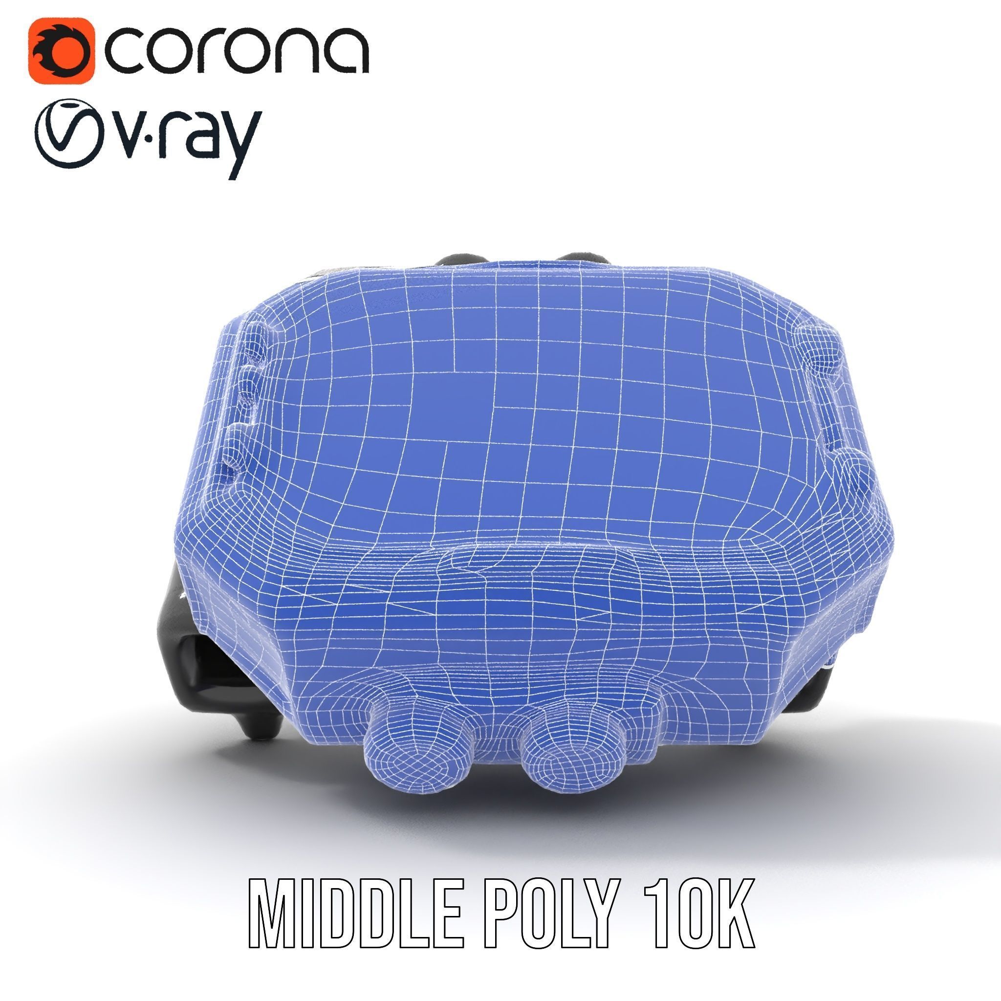 Futuristic Digital Watch model pack Low-poly 3D model_26