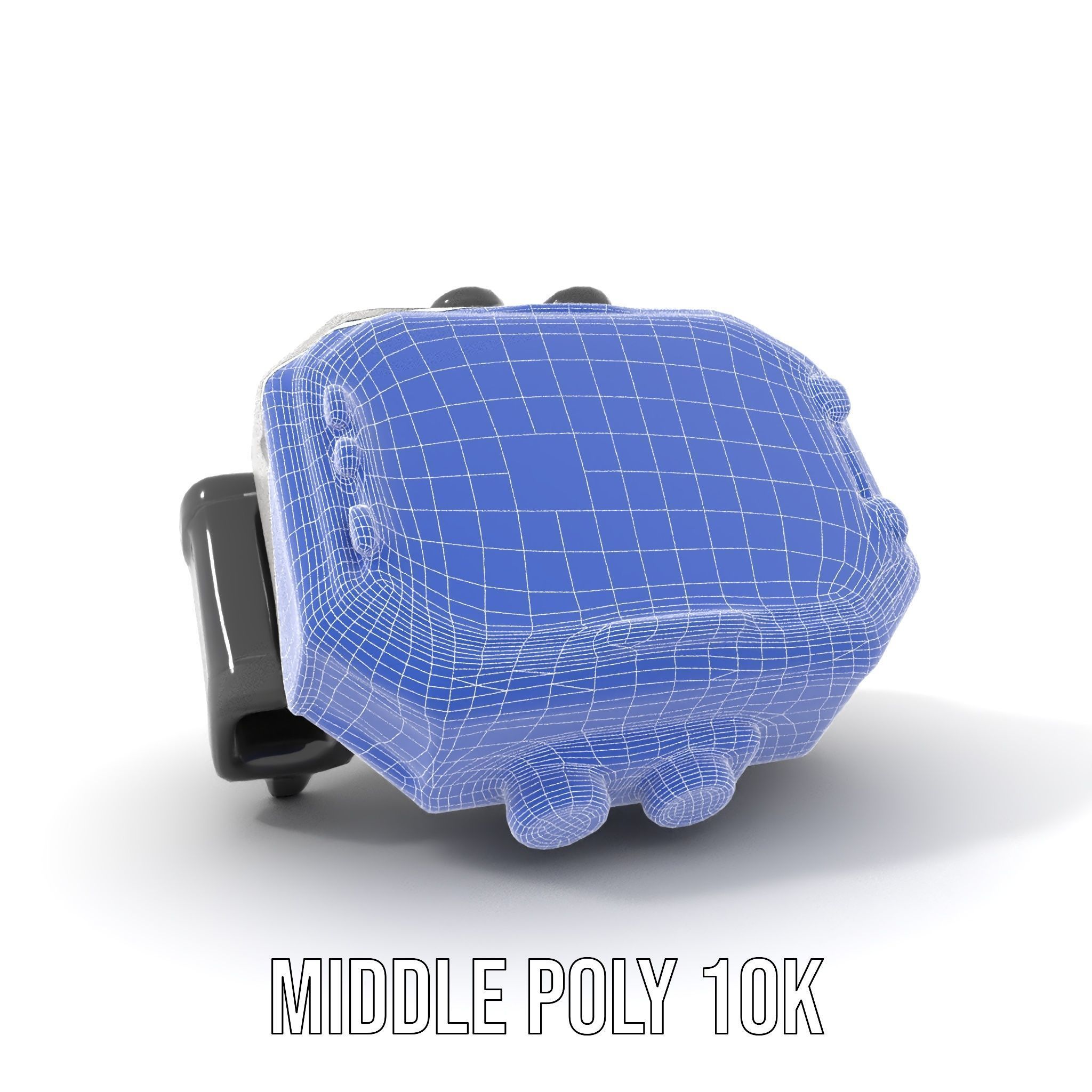 Futuristic Digital Watch model pack Low-poly 3D model_23