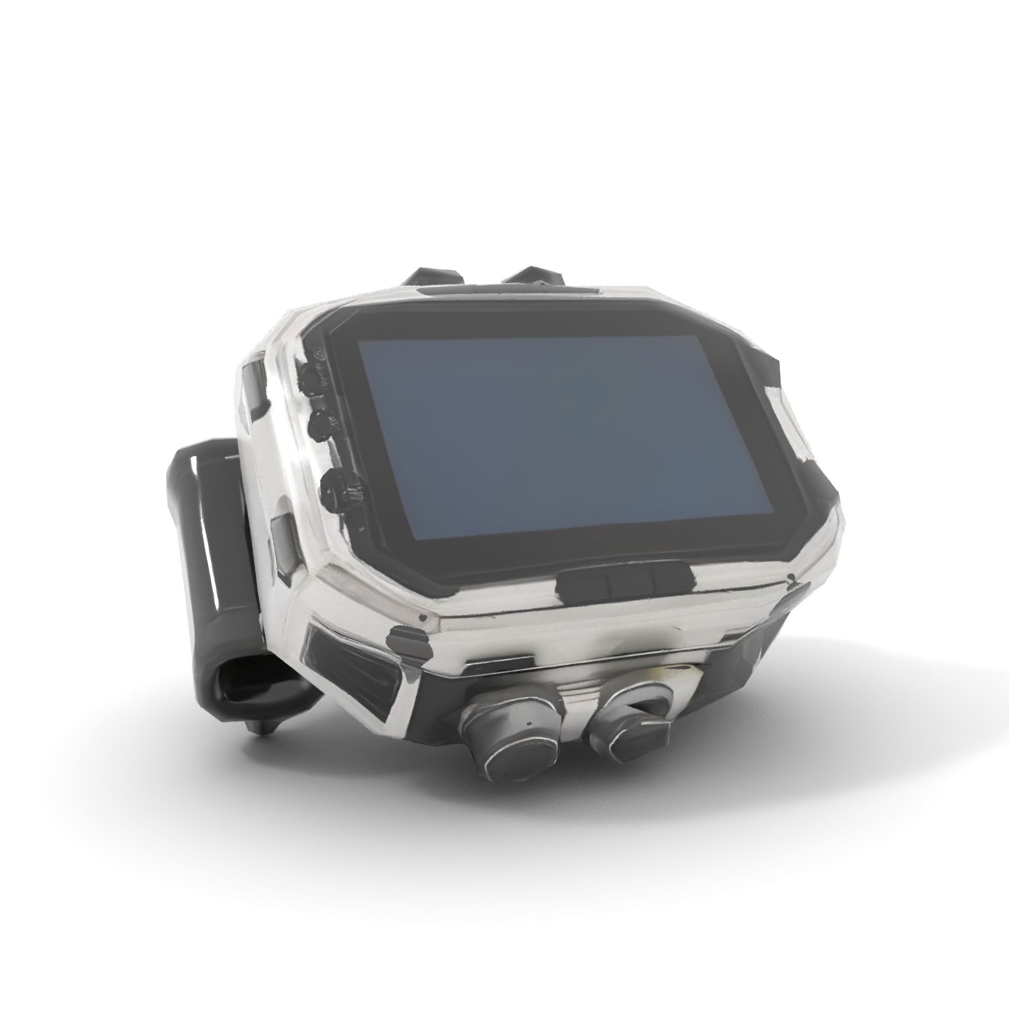 Futuristic Digital Watch model pack Low-poly 3D model_18
