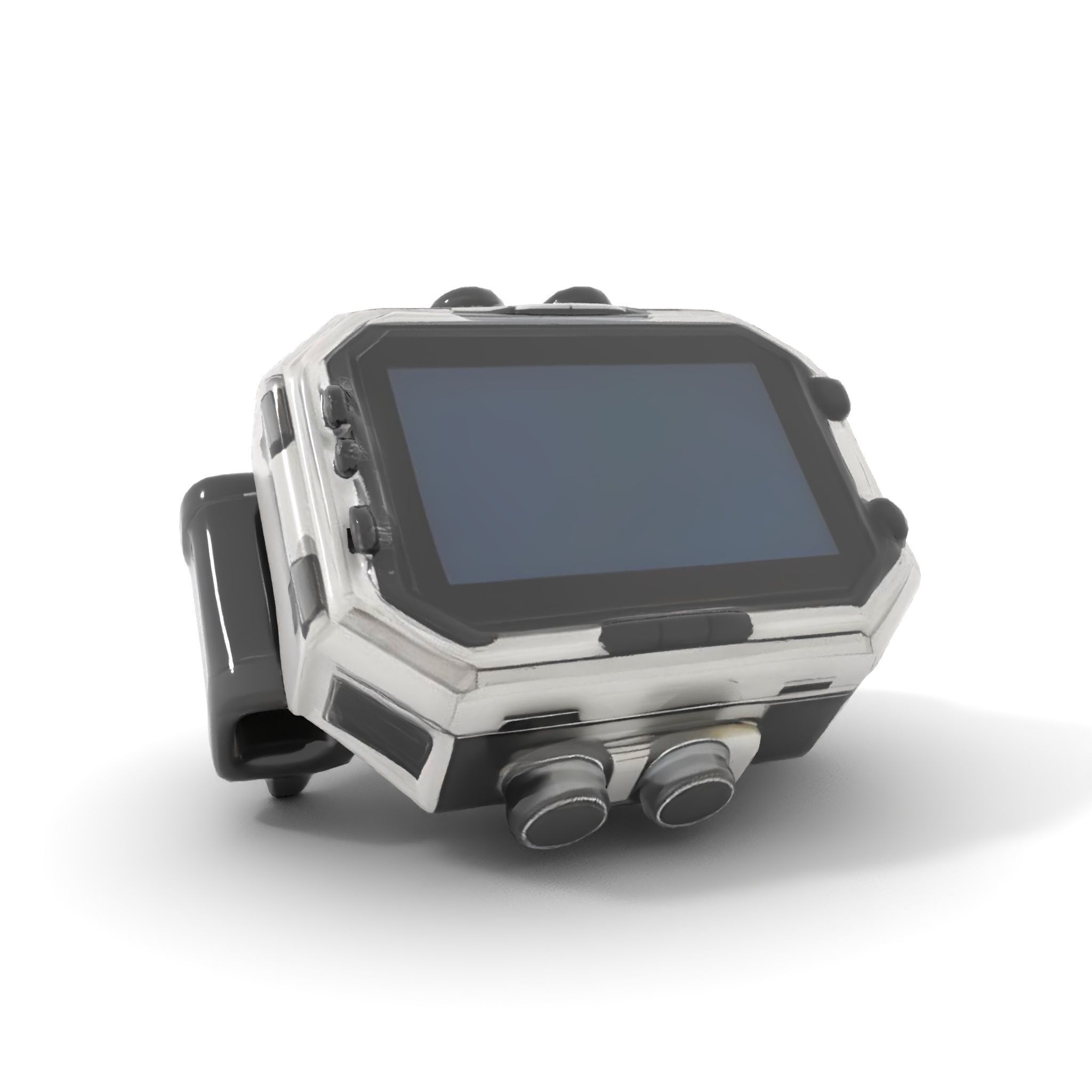 Futuristic Digital Watch model pack Low-poly 3D model_14