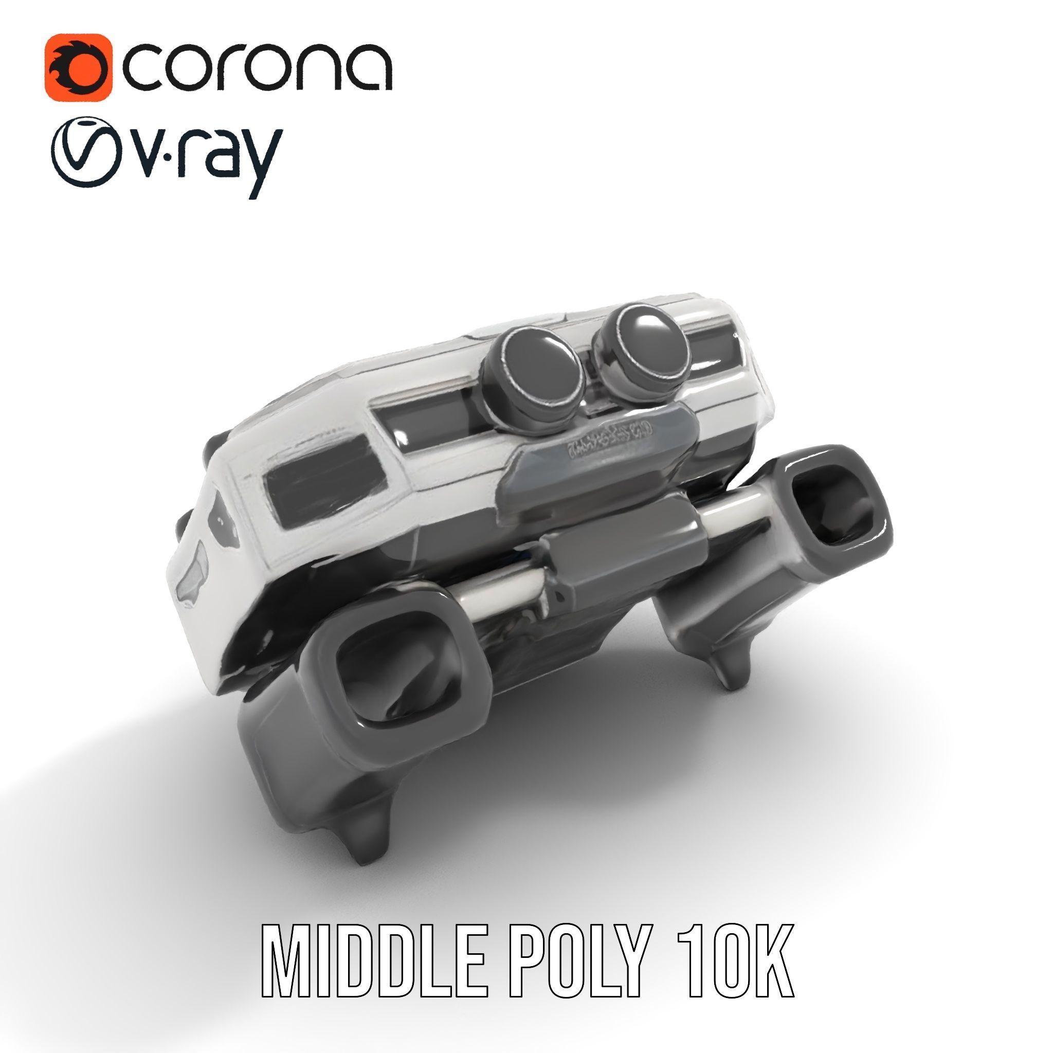 Futuristic Digital Watch model pack Low-poly 3D model_17