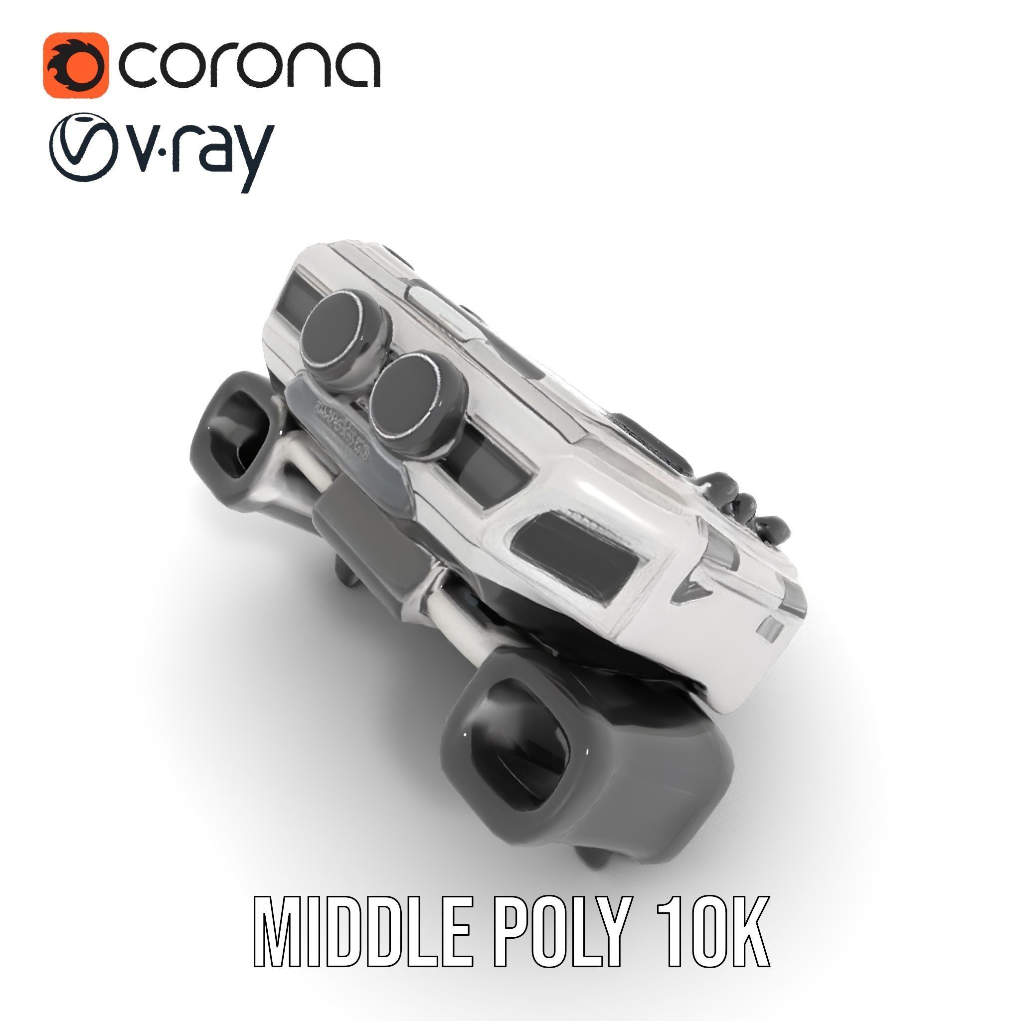 Futuristic Digital Watch model pack Low-poly 3D model_7