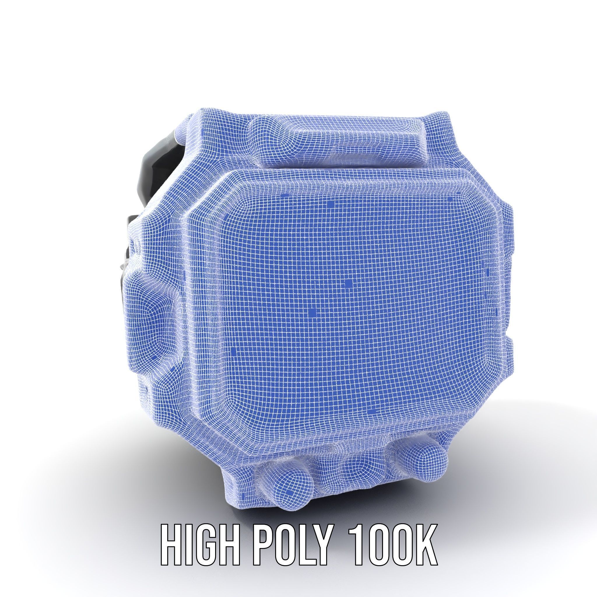 Futuristic Wristwatch Gadget Model Pack with Screen and Controls Low-poly 3D model_5