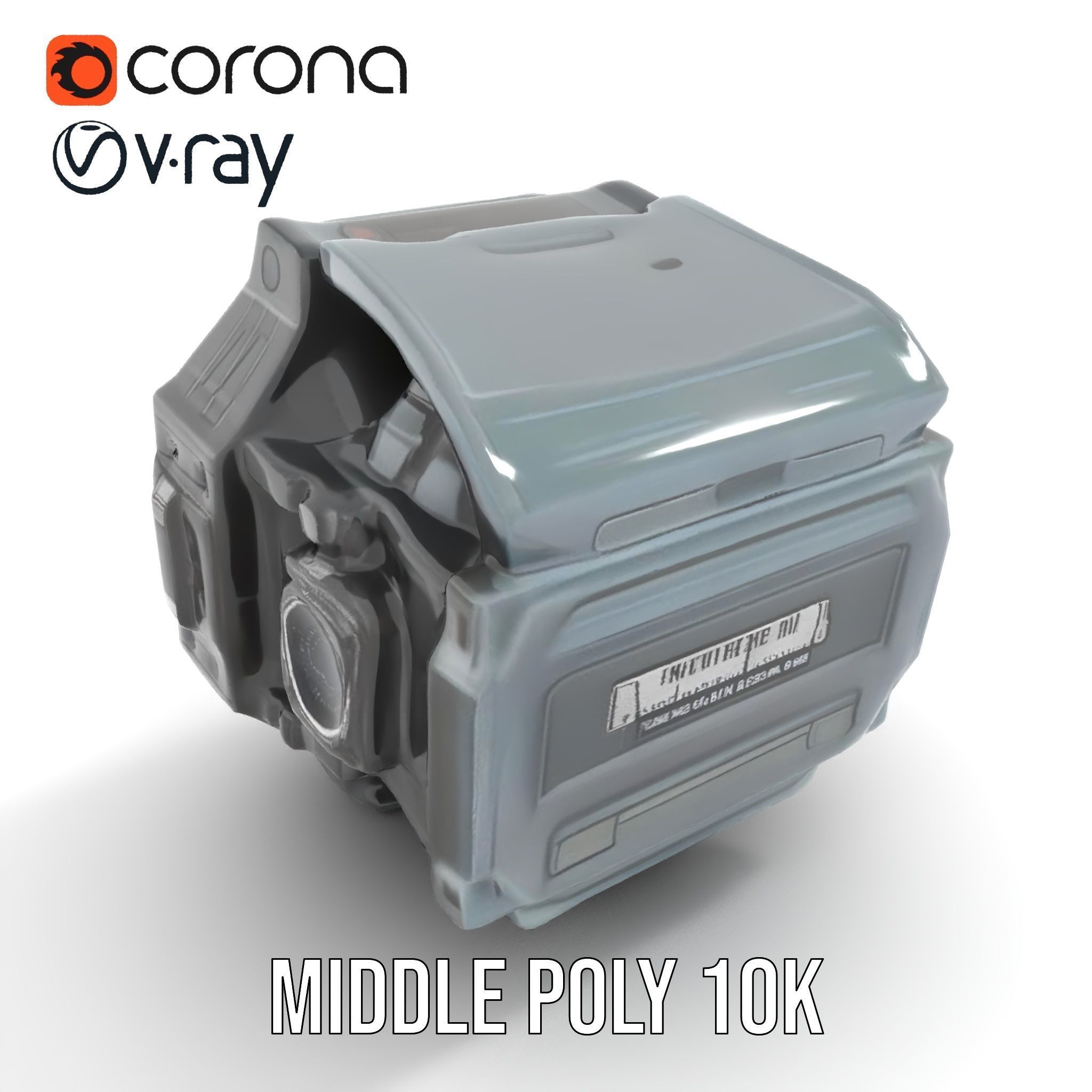 Futuristic Wristwatch Gadget Model Pack with Screen and Controls Low-poly 3D model_12