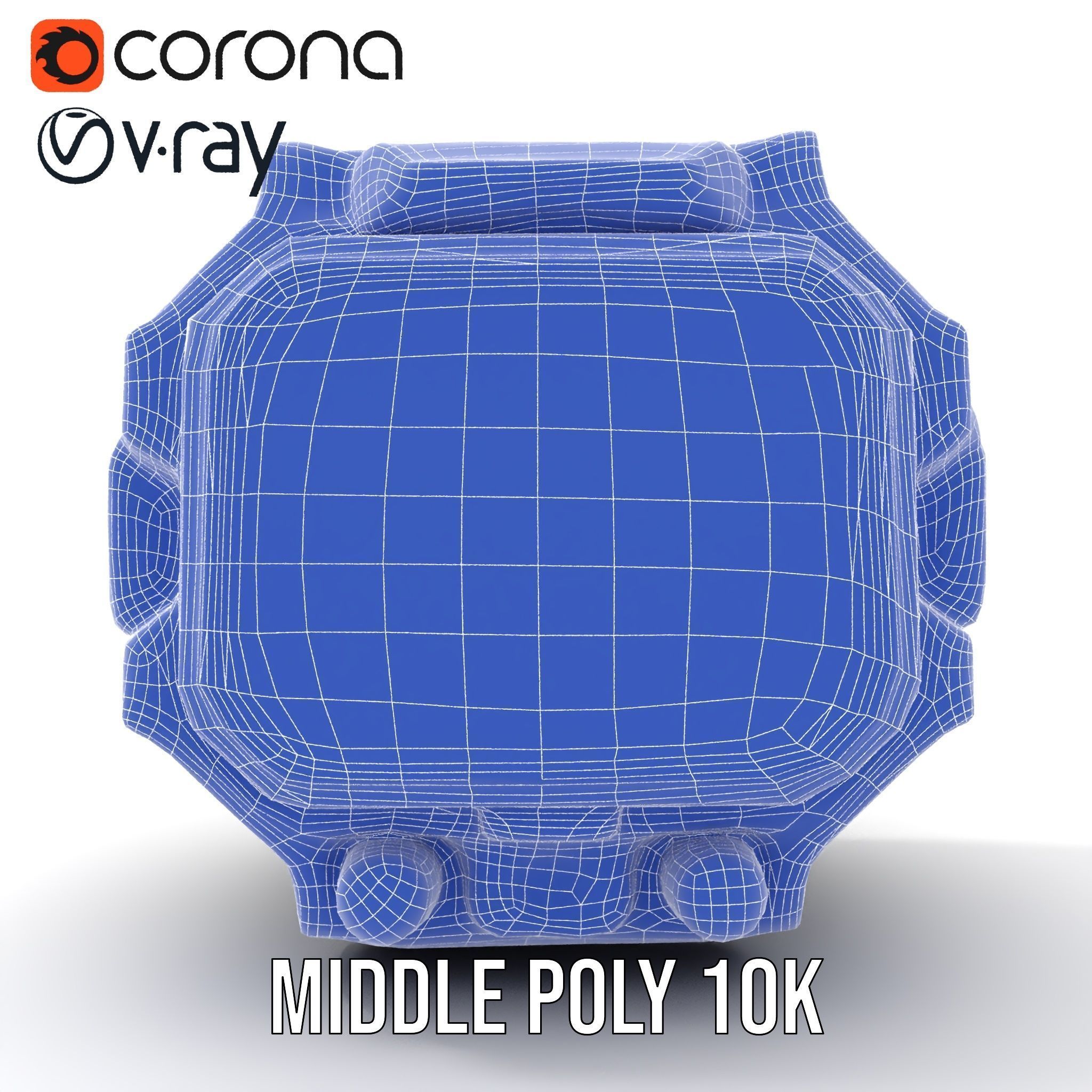 Futuristic Wristwatch Gadget Model Pack with Screen and Controls Low-poly 3D model_28