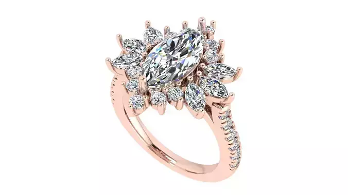 Snow Flake Ring