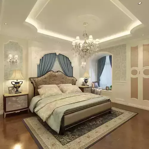 Bedroom with Sillbed in Royal Style