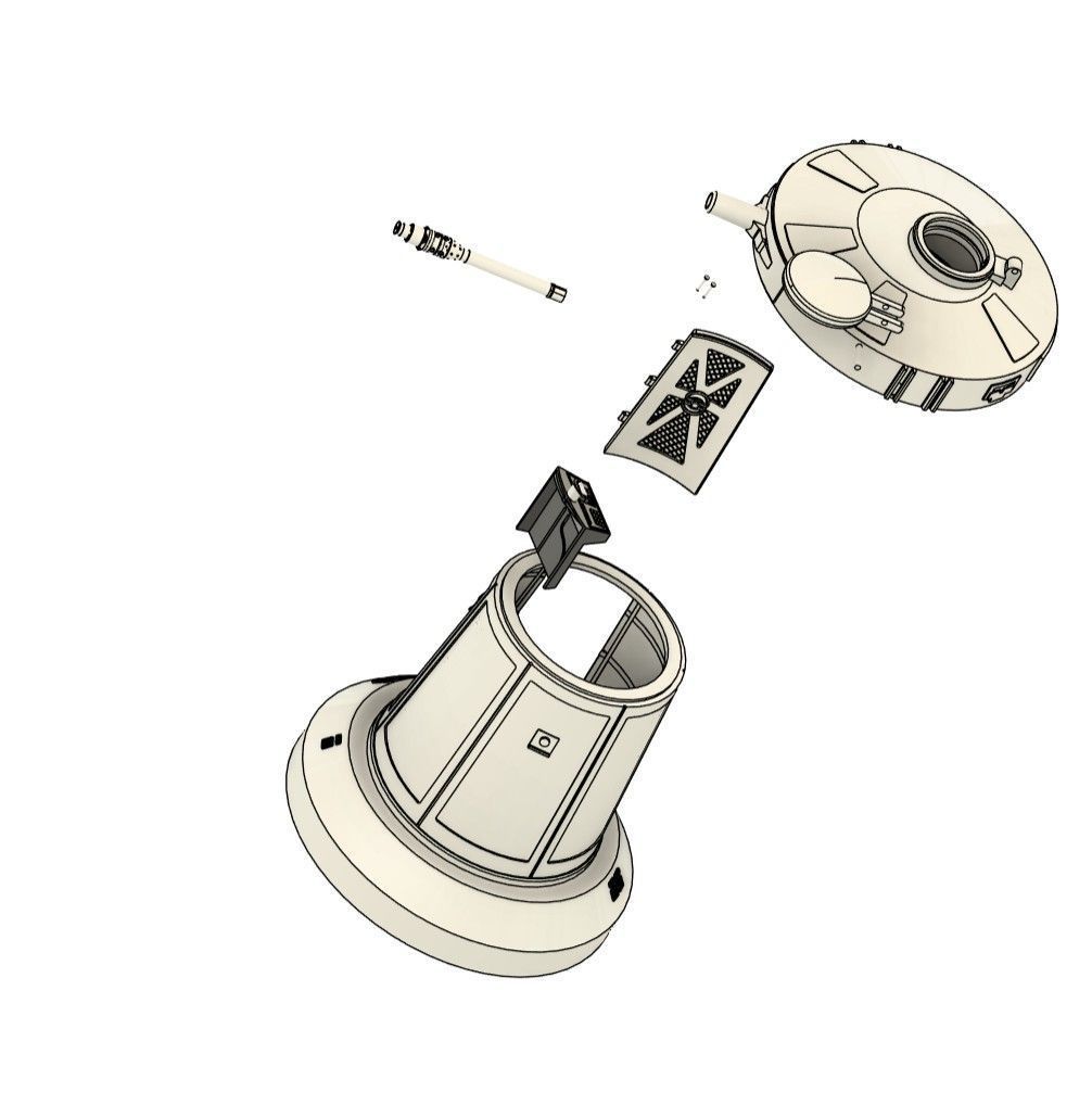 HOTH REBEL DEFENSE TURRET 3D print model_3