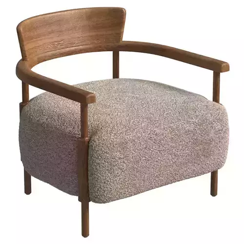 Amber Lewis  Four Hands Bennett Chair 3D model