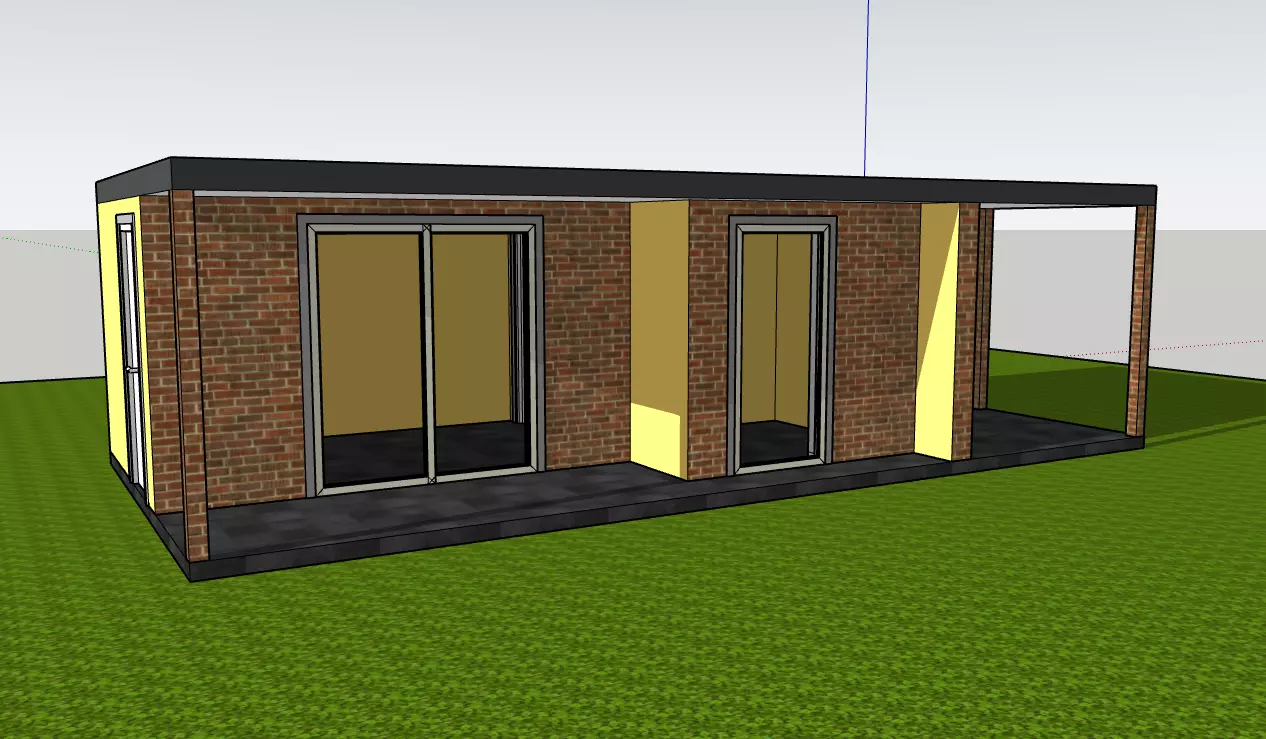 House Low-poly 3D model_0