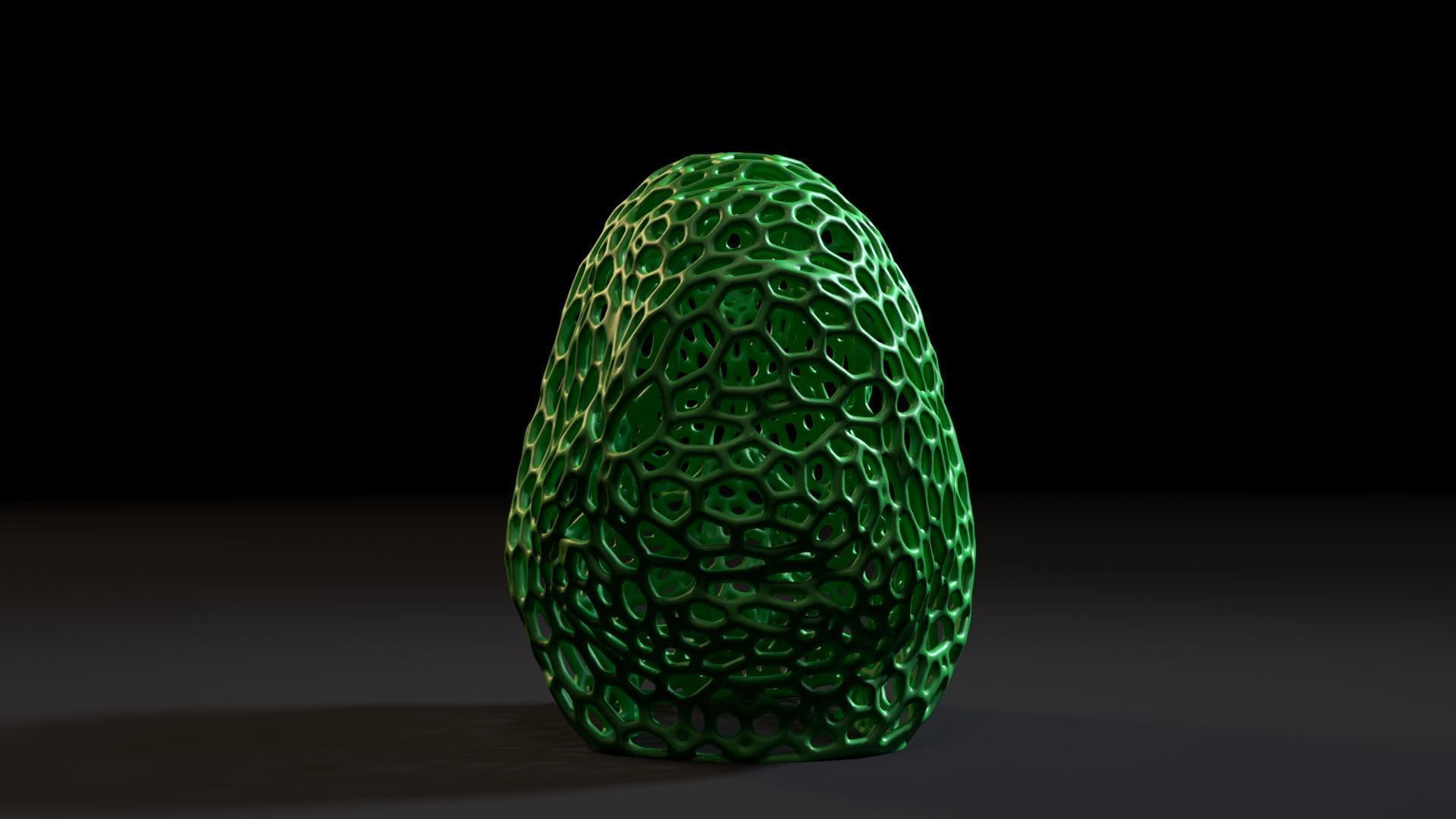 Turtle Voronoi 3D print model_3