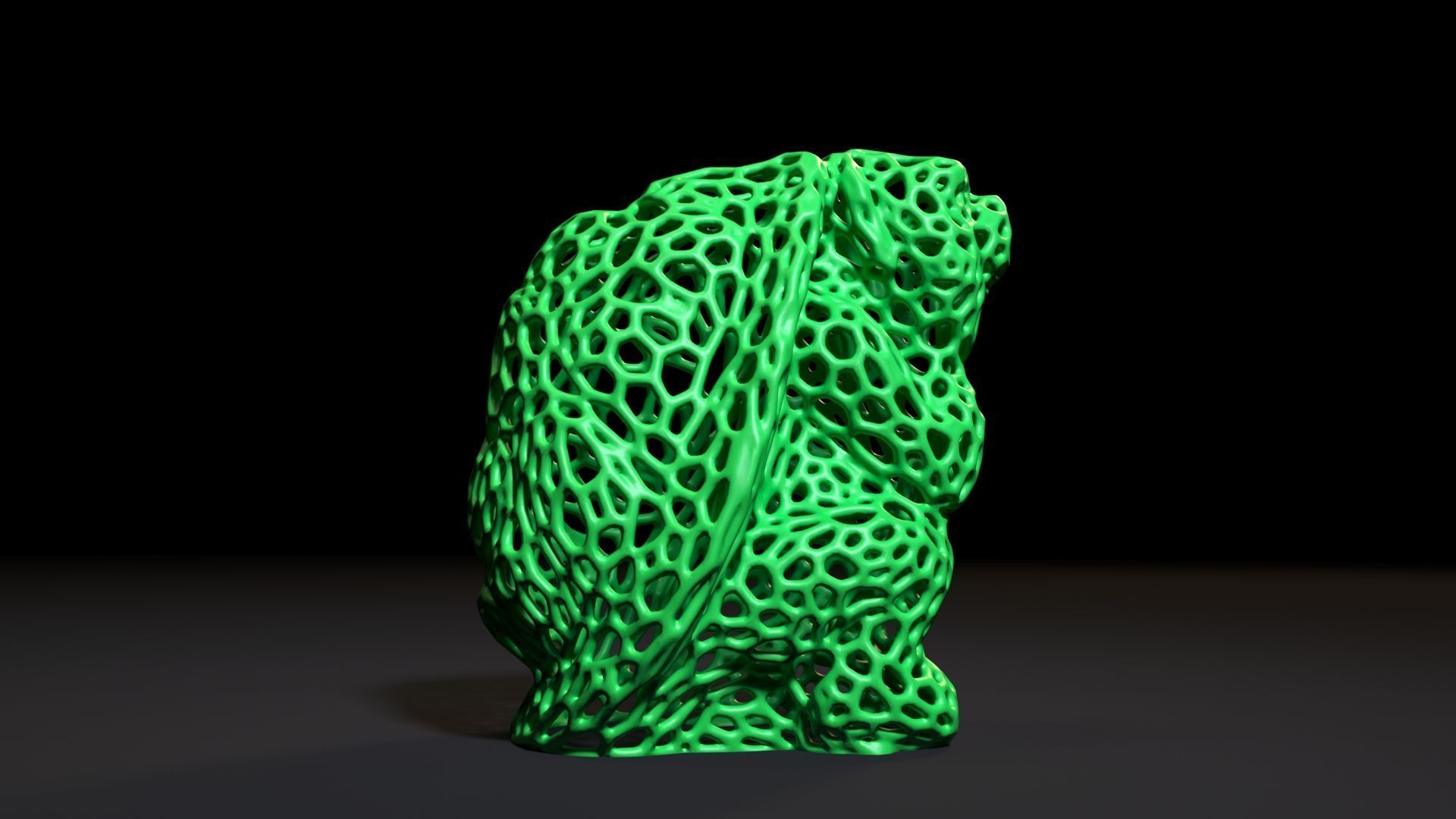 Turtle Voronoi 3D print model_5