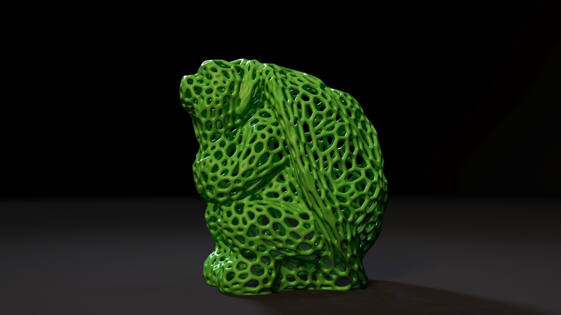 Turtle Voronoi 3D print model_1