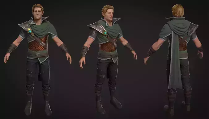 Elf Male Gameready
