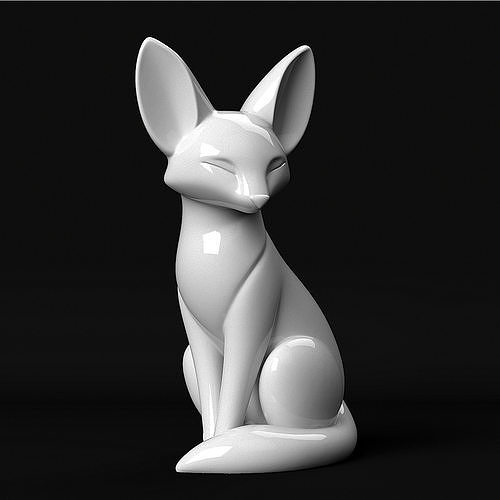 Fennec Fox  3D print model