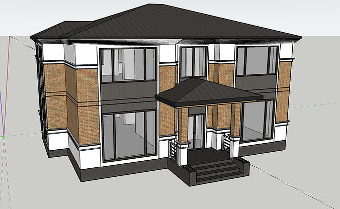 House Low-poly 3D model