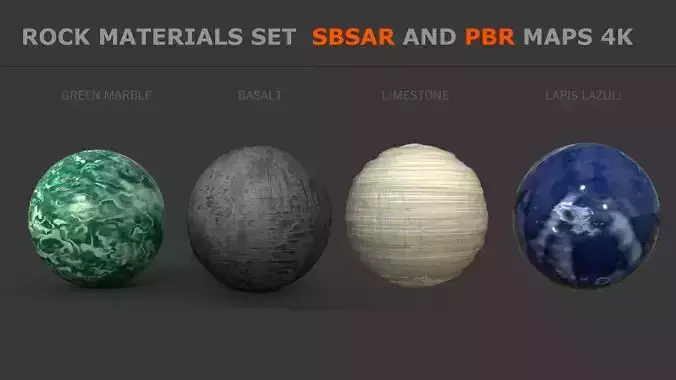 ROCK STONE MATERIAL PACK 