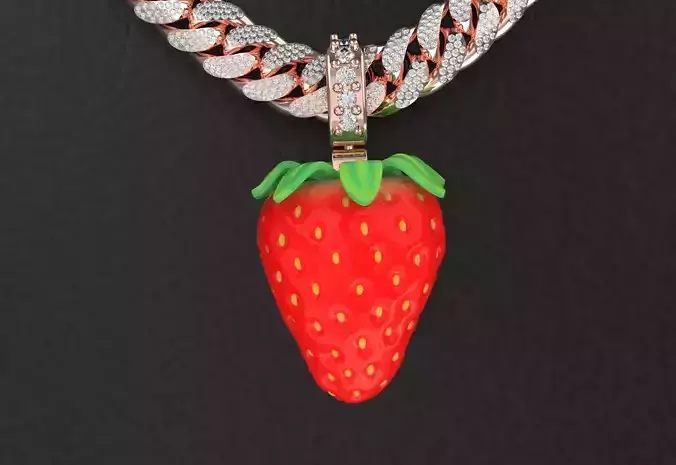 Strawberry Pendant