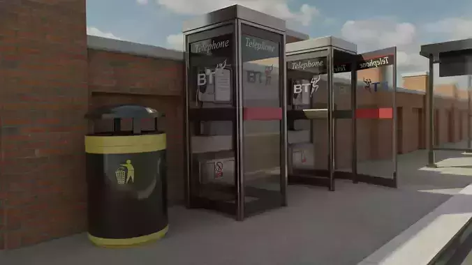 Modern BT Phone Booth