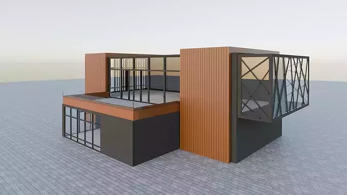 Comercial office 3D model 5