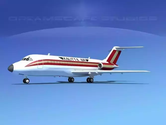 Douglas DC-9-15 Kallitta 3D model