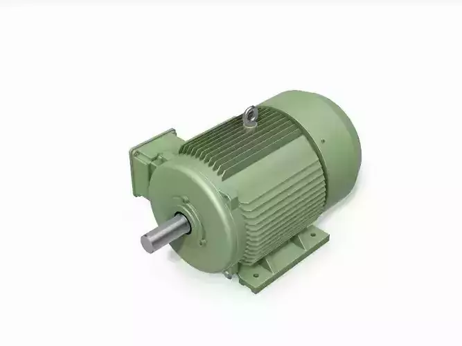 225M B3 Left 2 Pole IEC electric motor - 3D CAD model