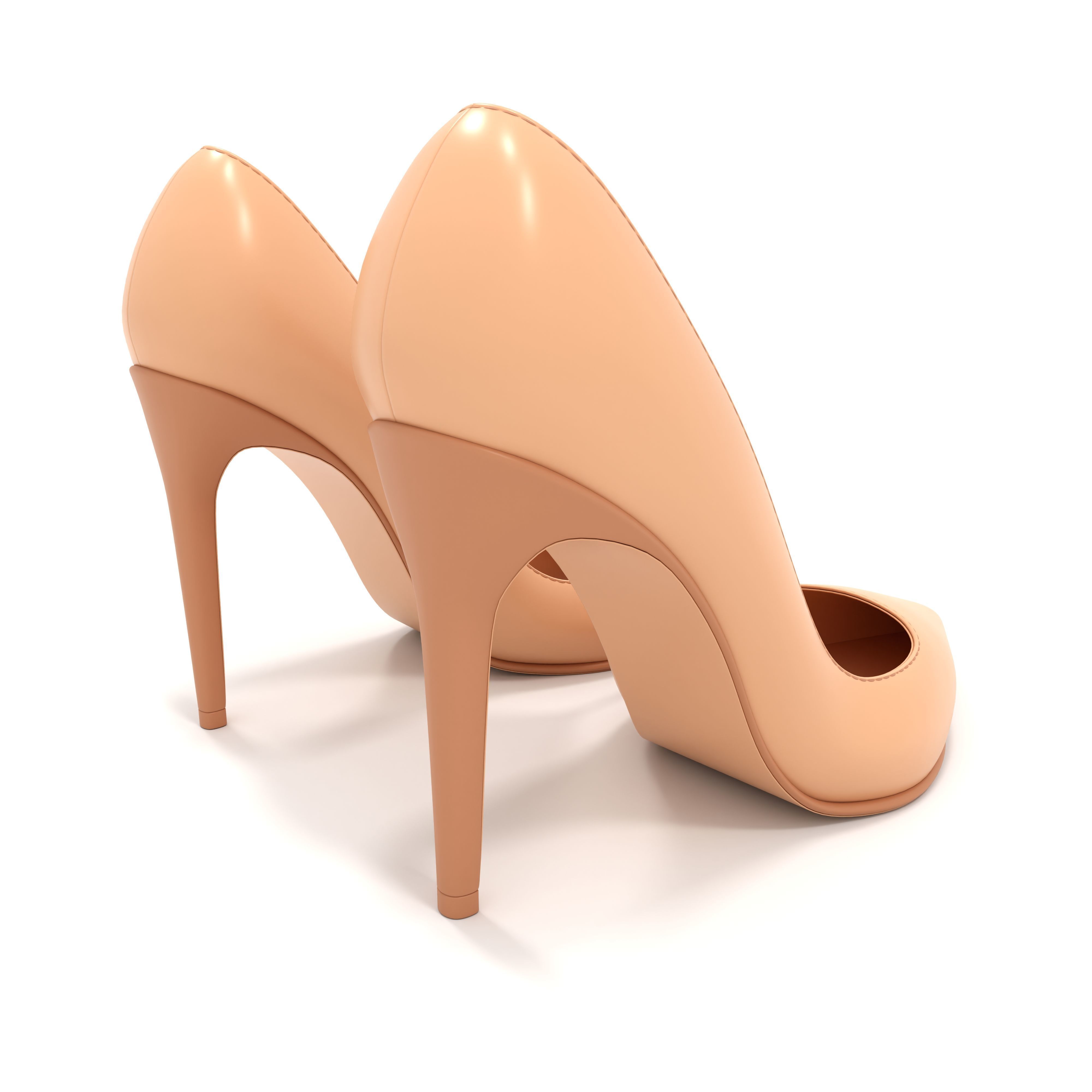 nice hiheel nine mest 3D model_3